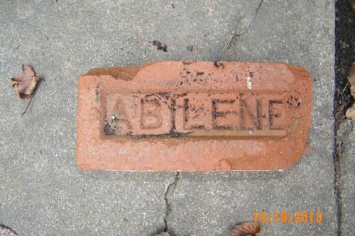 Abilene very old red brick - ,