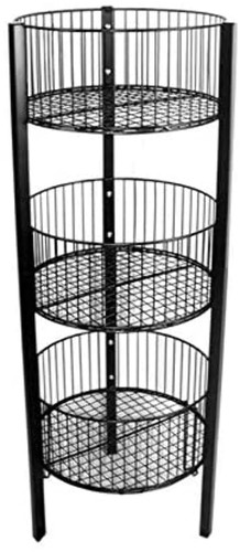 Level wire basket display - basket,