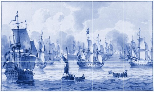 Ceramic tile mural - tile,
