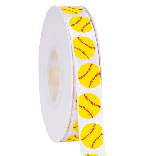 Softball ribbon inch - ribbon,5/8-inch, x