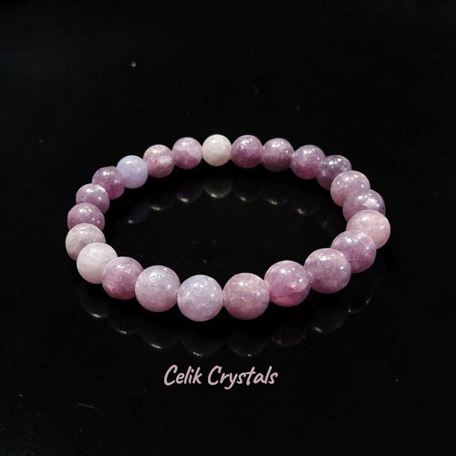 Purple mica bracelet - purple,