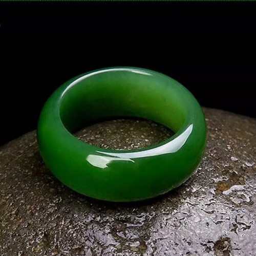 Jade ring green real - jade,