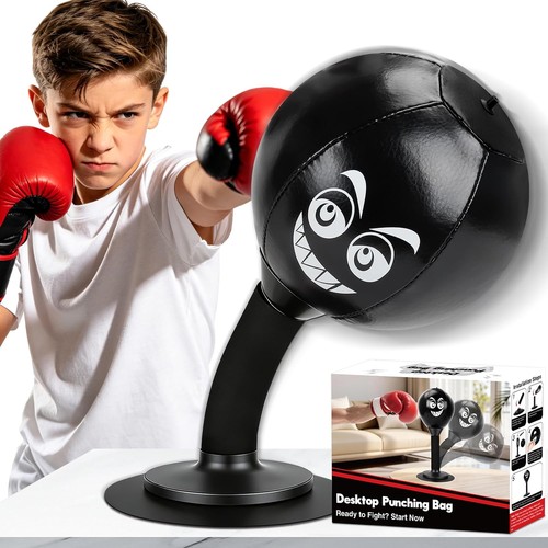 Desktop punching bag with - punching,
