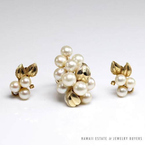 Ming hawaii pearl - 14k, yellow