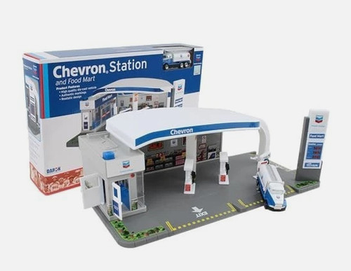 Chevron gas station - gas, playset