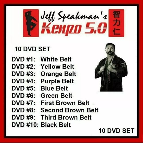 American kenpo dvd set white - american,
