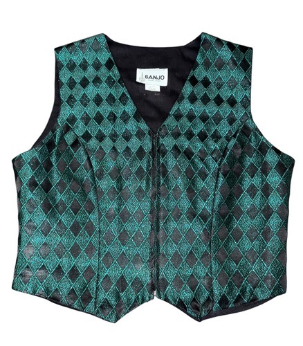 Banjo western show vest - banjo,