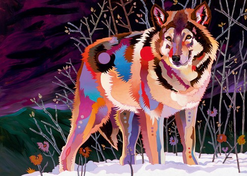 Heye night wolf 1000 piece - night,
