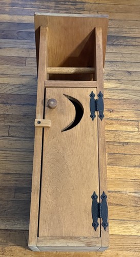 Vtg wooden outhouse - outhouse, toilet