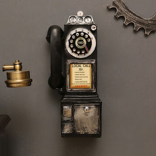 Vintage wall mounted pay - vintage, wall-mounted