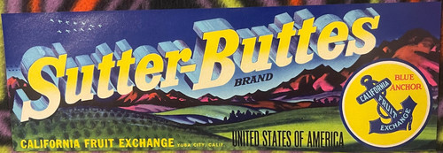 Vintage 1950s sutter buttes - vintage, sutter-buttes