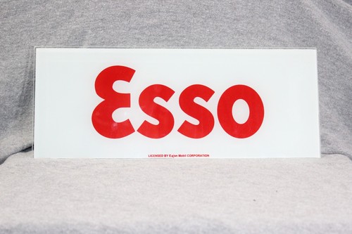Esso advertisement glass - esso,