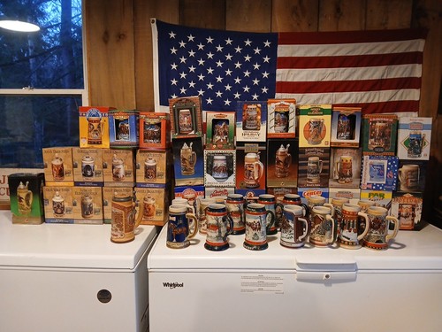 Budweiser beer steins - 52, new