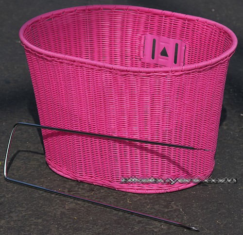 Fito oval pink wicker - fito, mounting