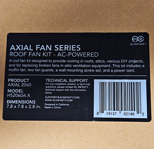 Infinity hs2060a axial - ac,
