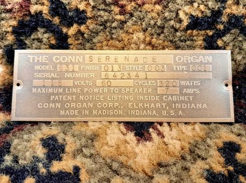 Vintage conn organ model - vintage, &
