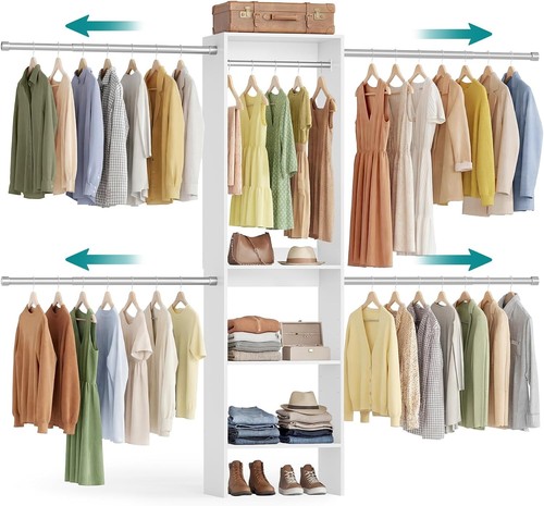 9ft closet organizer with - with, 4