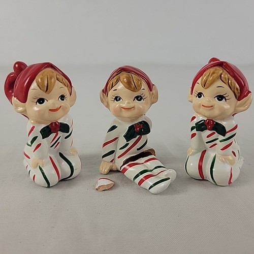 Lefton elf pixie lot candy - lefton,