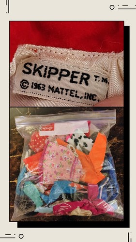 Vntg flawed barbie clothes lot - vntg,