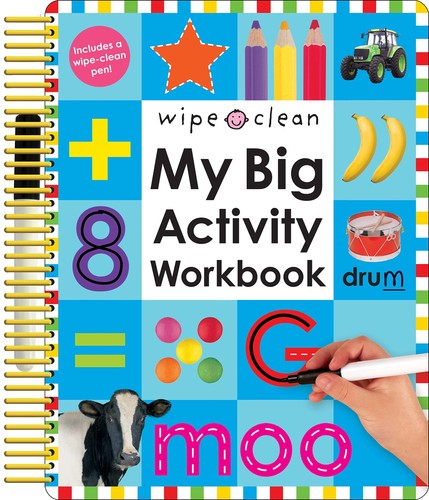 Big activity workbook wipe - workbook, (wipe