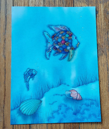 Tropical fish art aquarium - fish,