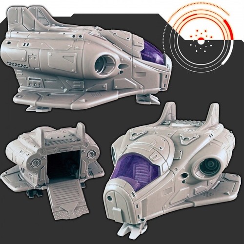 Sci shuttle spaceship - sci-fi,