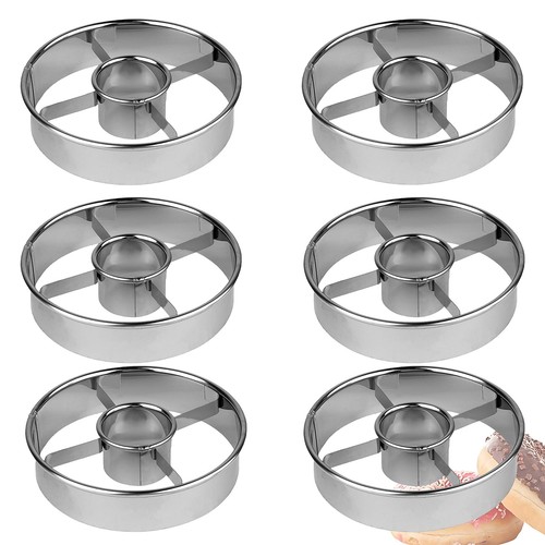 Stainless steel donut cutter - steel,