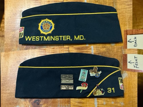 Vtg american legion cap hat - american,
