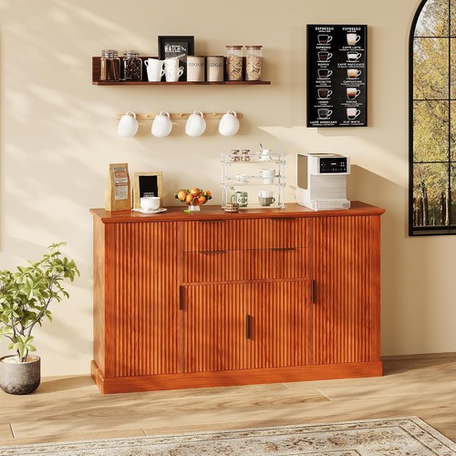 Door fluted sideboard buffet - door,