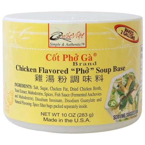 Chicken flavored pho soup - chicken, base