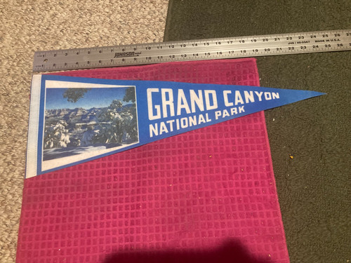 Vintage souvenir pennant - -,