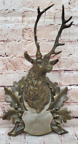 100 real bronze deer buck - real,
