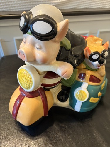 Christmas cookie jar road hog - cookie,