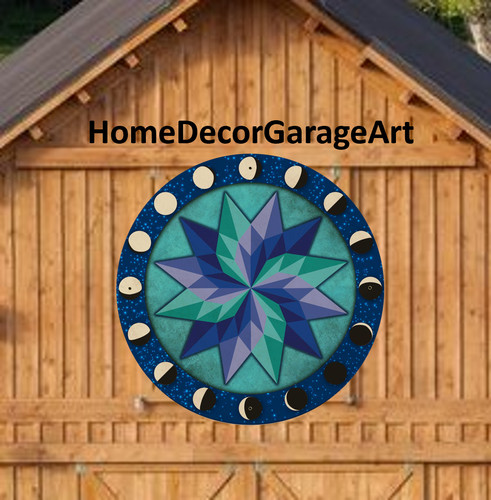 Barn quilt metal sign - barn,