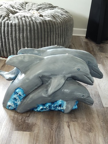 Dolphin table without glass - dolphin,