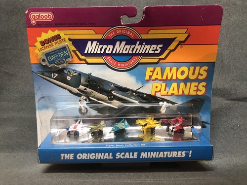 Micro machines famous planes - machines,