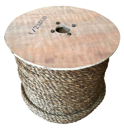 Treated manila rope cut - 1/2",