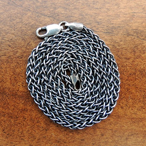 5mm sterling silver oxidized - sterling,