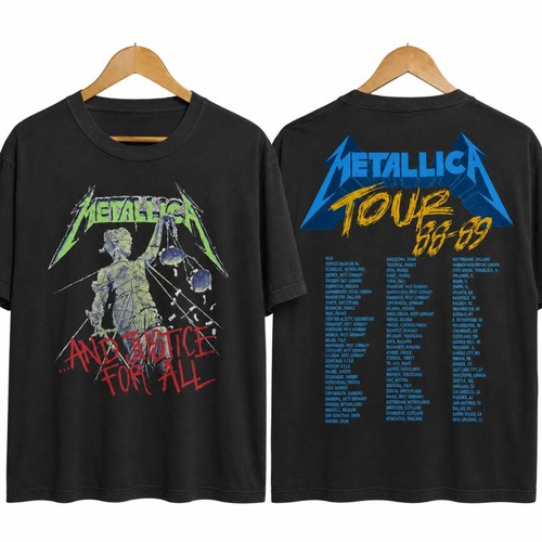 Vtg metallica and justice - and, for