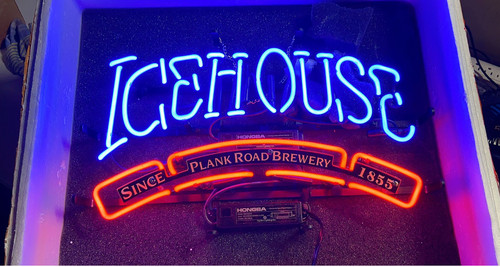 New icehouse beer neon - icehouse, sign