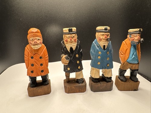 Vintage hand carved wooden - vintage,