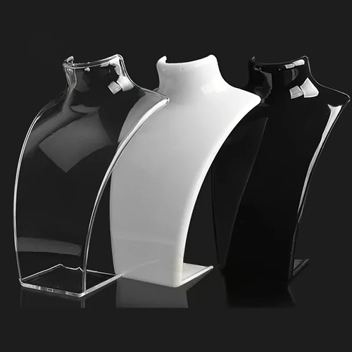 Plastic mannequin necklace - plastic,