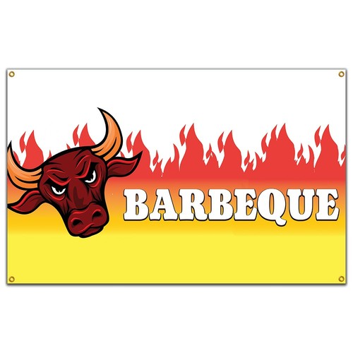 Barbeque banner concession - barbeque,