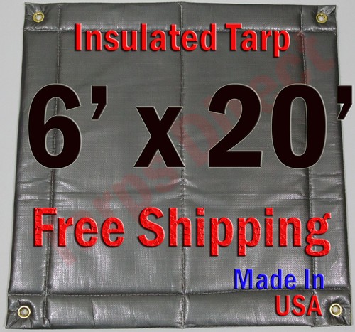 Insulated poly tarp - 6',
