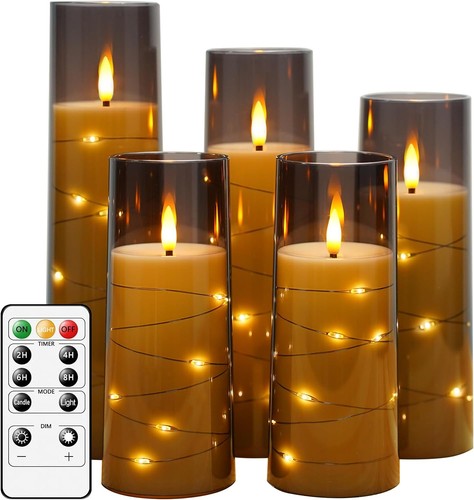 Flameless led candles with - flameless,