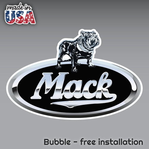 Mack truck logo emblem decal - mack,