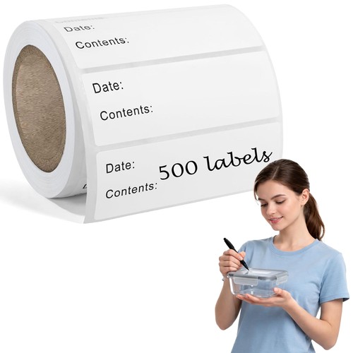 Removable freezer food labels - freezer,