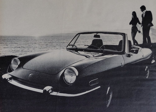 Vintage retro 1970 fiat - vintage, ad