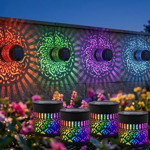 4pcs solar mandala - solar, mosaic
