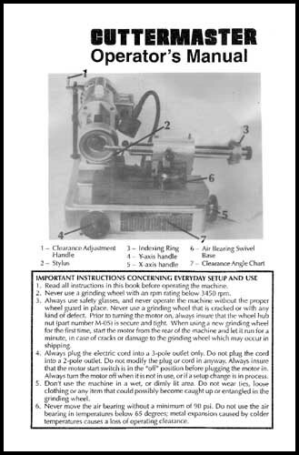 Cuttermaster tool grinder - tool,